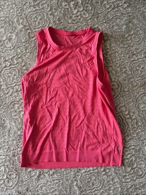 lululemon athletica Pink Perforated Athletic Tank